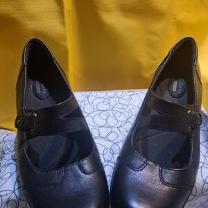 Clarks Women's Black Leather Shoes